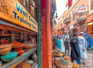 Well Control Training classes held in a spice shop in Morroco